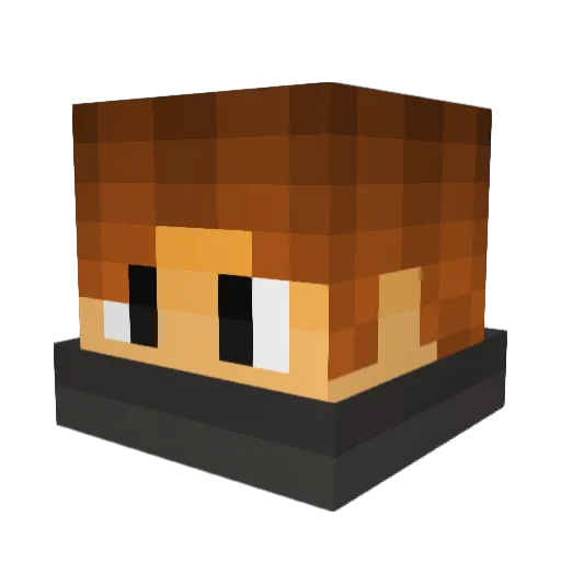 maciek3154 Minecraft avatar head, 3D render