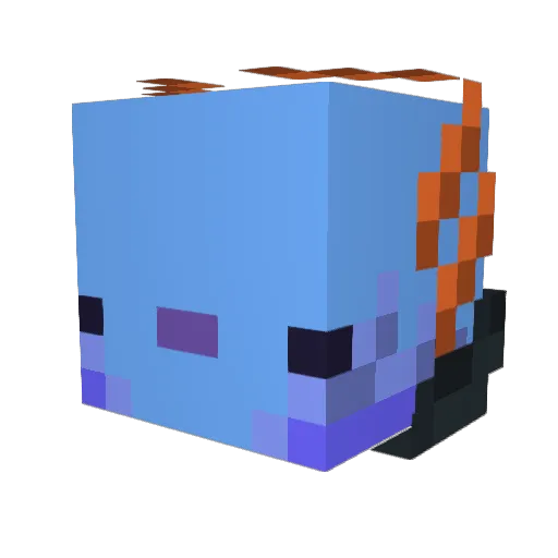 maciekmachowino Minecraft avatar head, 3D render