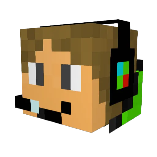 macienty21 Minecraft avatar head, 3D render
