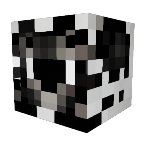 macintosh_exe Minecraft avatar head, 3D render
