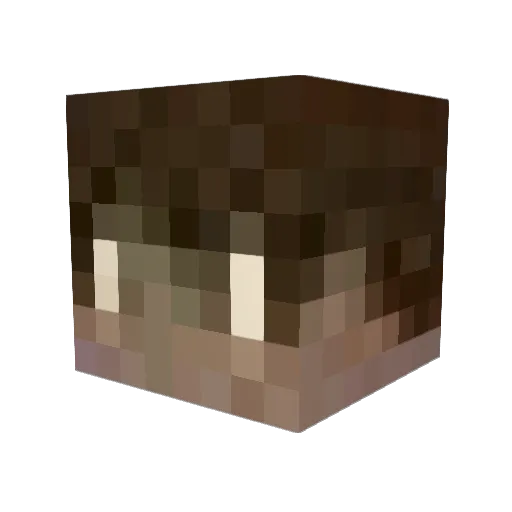 maciolu Minecraft avatar head, 3D render