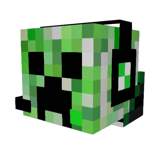macix0034 Minecraft avatar head, 3D render