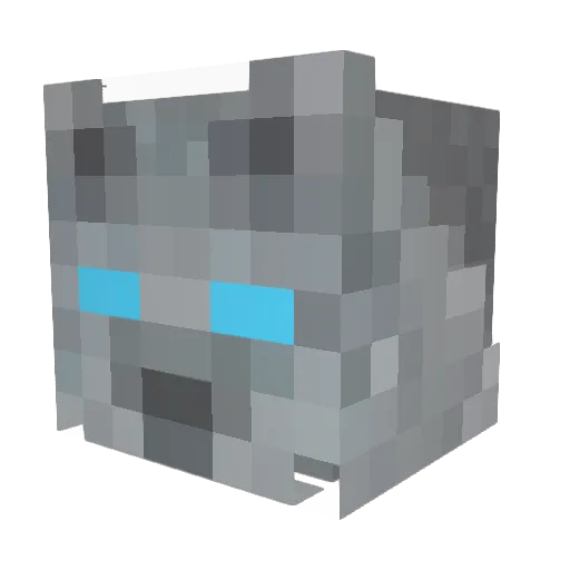 mack1533 Minecraft avatar head, 3D render