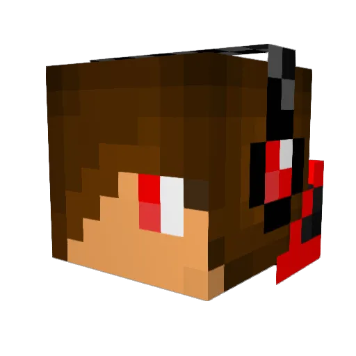 mack195464 Minecraft avatar head, 3D render
