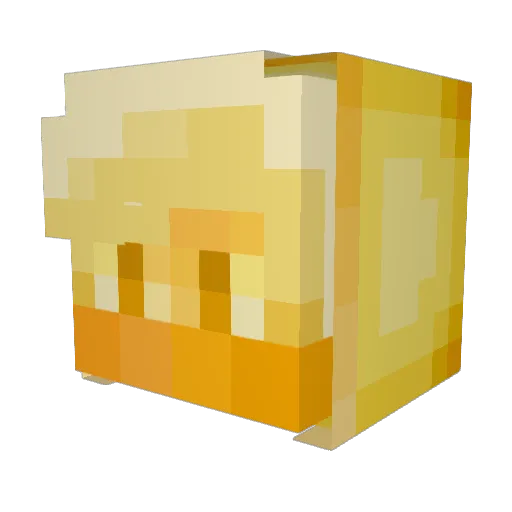 mackanboys Minecraft avatar head, 3D render