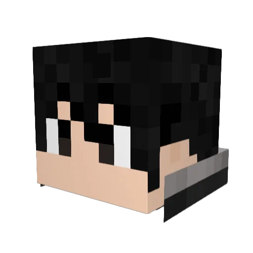 mackattack9 Minecraft avatar head, 3D render