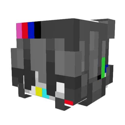 mackenzie__ Minecraft avatar head, 3D render