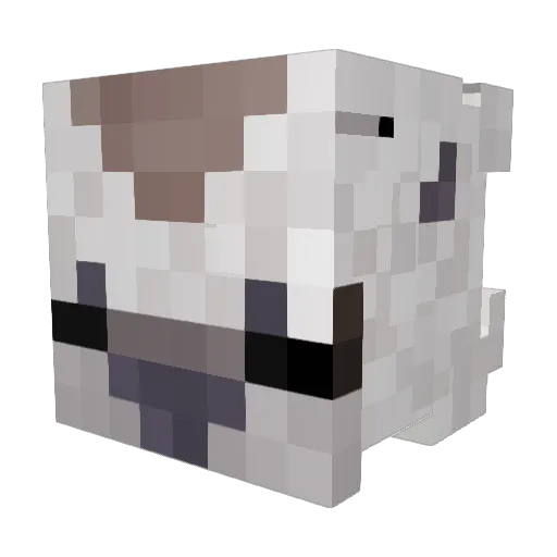 mackenzieminer Minecraft avatar head, 3D render