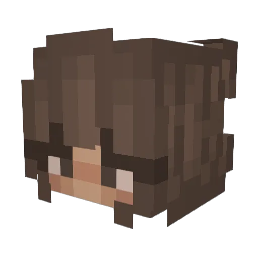 mackenzz Minecraft avatar head, 3D render