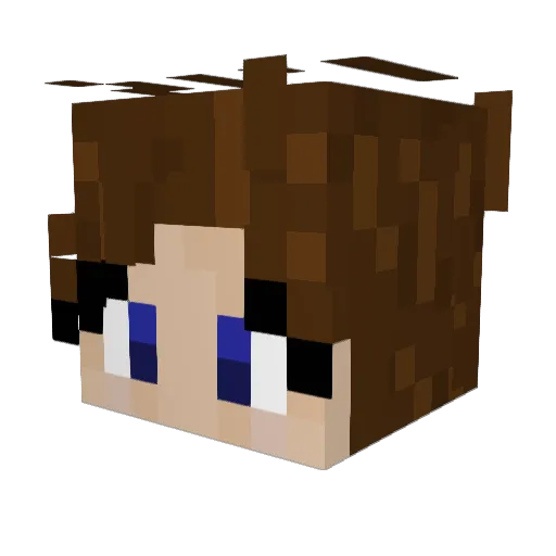 mackeyham Minecraft avatar head, 3D render