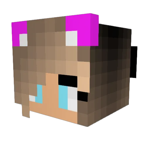 macki2006 Minecraft avatar head, 3D render