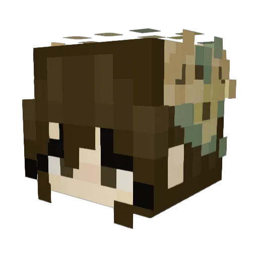 mackmak89 Minecraft avatar head, 3D render