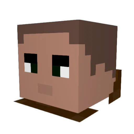 macko6792 Minecraft avatar head, 3D render