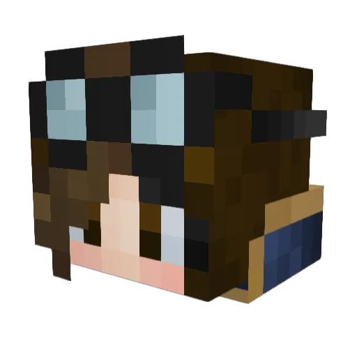 macky727 Minecraft avatar head, 3D render