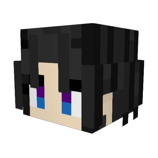 macky8250 Minecraft avatar head, 3D render