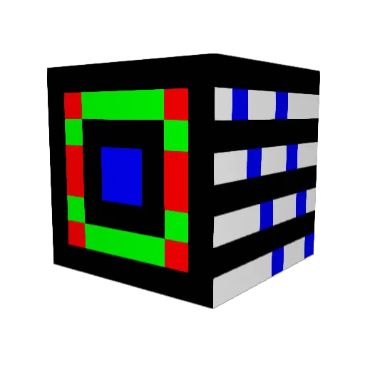 maclanderson Minecraft avatar head, 3D render