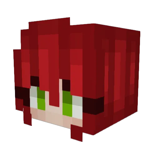 macmarklemore Minecraft avatar head, 3D render