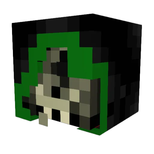 macncheeser Minecraft avatar head, 3D render