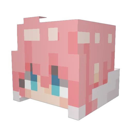 maco_2525 Minecraft avatar head, 3D render
