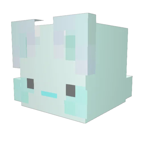 macomocha Minecraft avatar head, 3D render