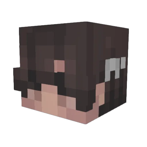 macony Minecraft avatar head, 3D render