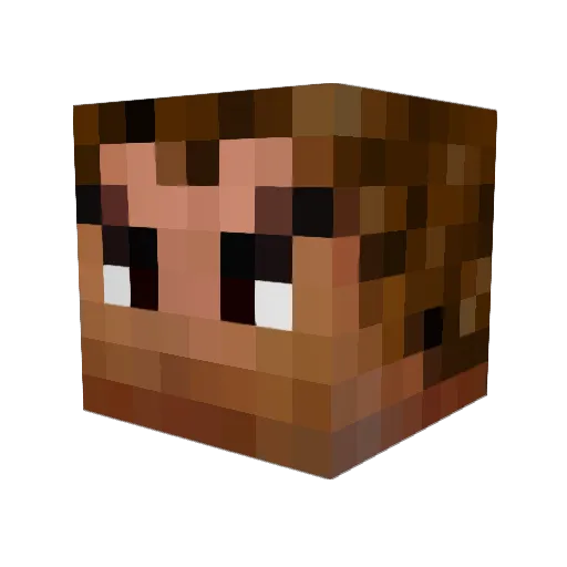 macrae1986 Minecraft avatar head, 3D render
