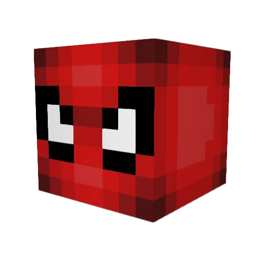 macrocks22 Minecraft avatar head, 3D render