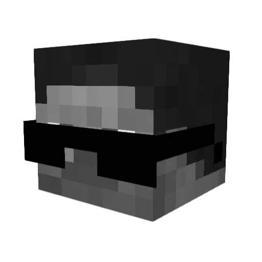 macsimum Minecraft avatar head, 3D render