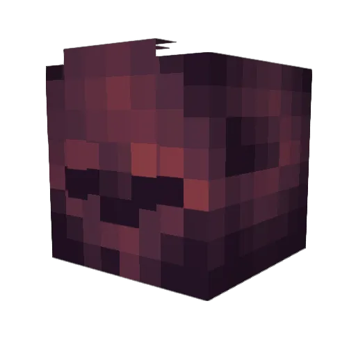 macstrap Minecraft avatar head, 3D render
