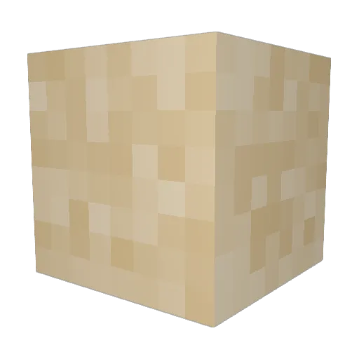 mactroneng Minecraft avatar head, 3D render