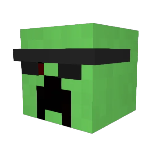 macwinexpert Minecraft avatar head, 3D render