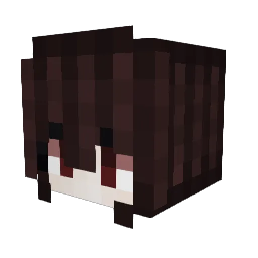 macxaaa Minecraft avatar head, 3D render
