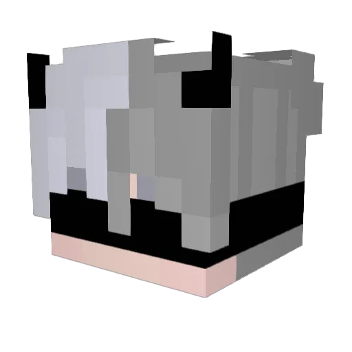 maczeqpaczeq Minecraft avatar head, 3D render