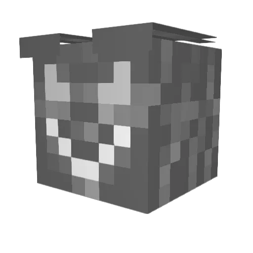 mad0gre Minecraft avatar head, 3D render