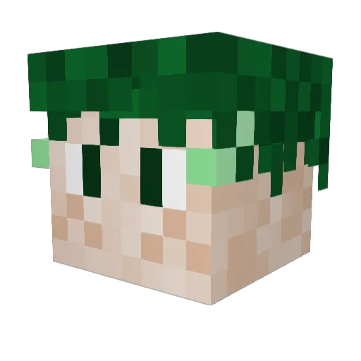 mad15 Minecraft avatar head, 3D render