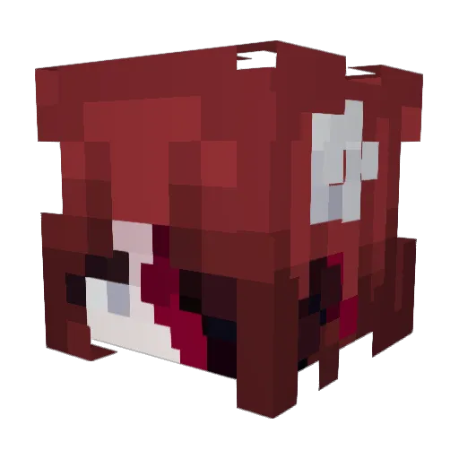 mad1pa Minecraft avatar head, 3D render
