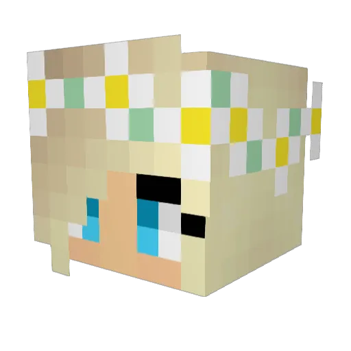 mad_dog_01 Minecraft avatar head, 3D render