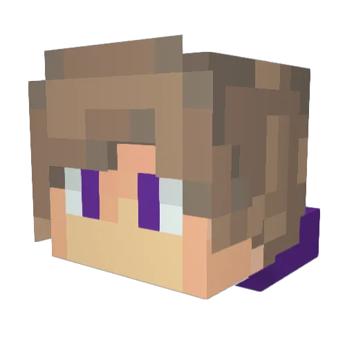 mada333 Minecraft avatar head, 3D render