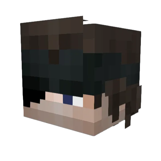 mada_dx Minecraft avatar head, 3D render