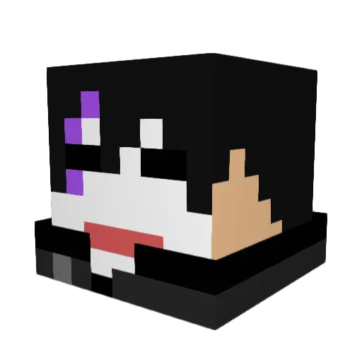 madan1226 Minecraft avatar head, 3D render