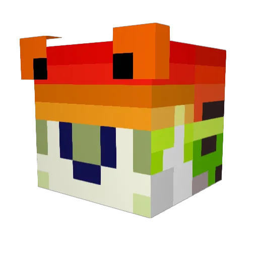 madara_uchiha_90 Minecraft avatar head, 3D render