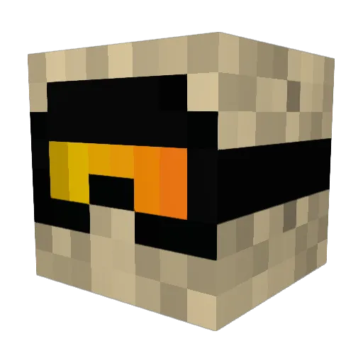 madb0b Minecraft avatar head, 3D render