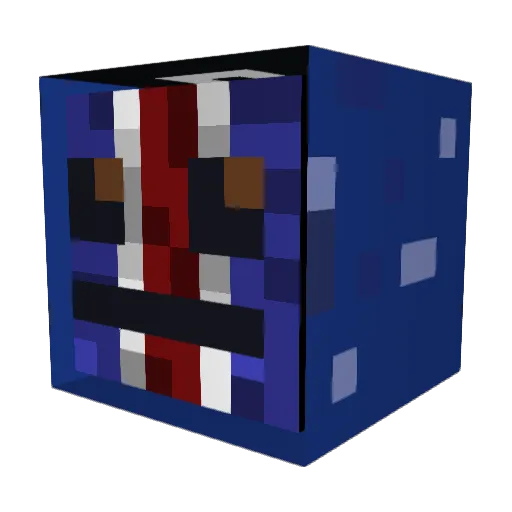 madboi123 Minecraft avatar head, 3D render