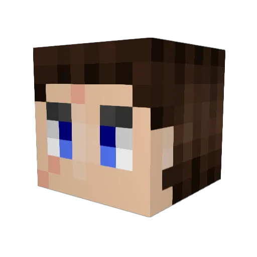 madbuilderbro Minecraft avatar head, 3D render