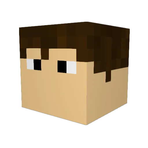 madcabbage1891 Minecraft avatar head, 3D render