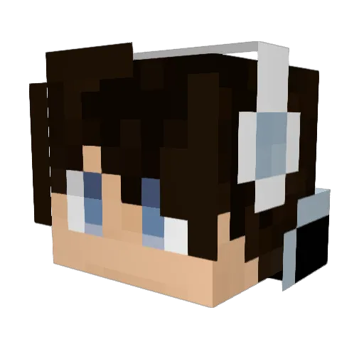 madcapmonster Minecraft avatar head, 3D render