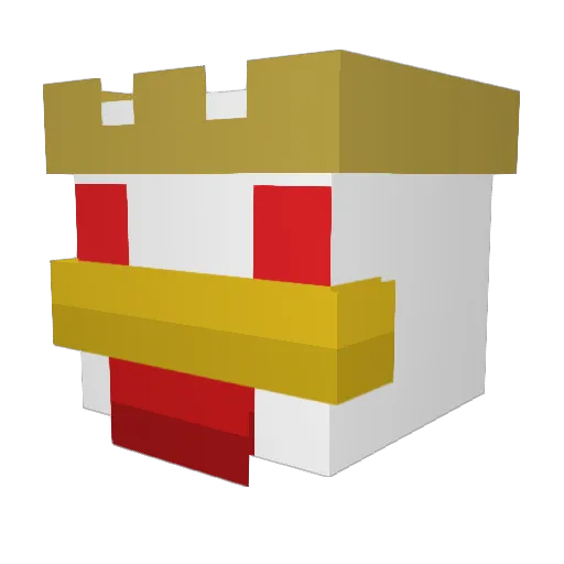 madcon1111 Minecraft avatar head, 3D render
