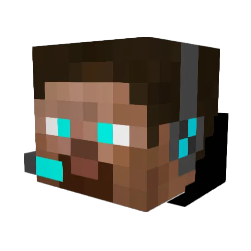 madd4life Minecraft avatar head, 3D render