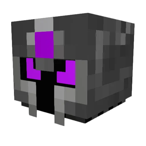 madderfall Minecraft avatar head, 3D render