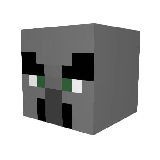 maddhi Minecraft avatar head, 3D render